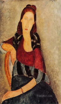 ジャンヌ・エビュテルヌの肖像画 1919年 アメデオ・モディリアーニ Oil Paintings